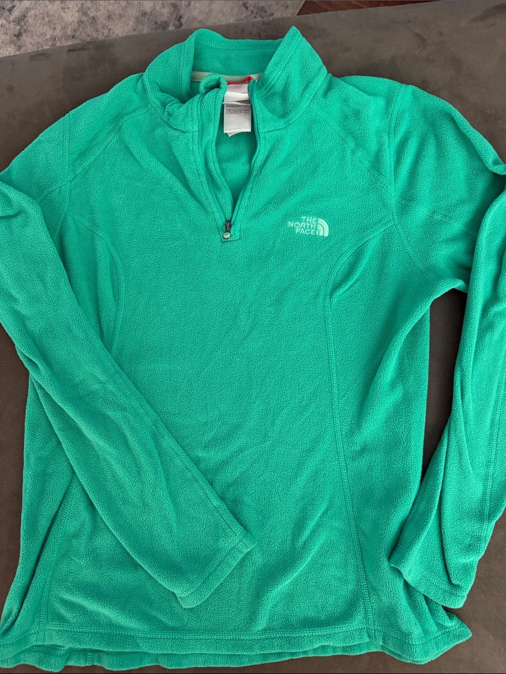 The North Face Women’s Teal Quarter-Zip Fleece Pullover